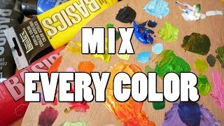 How to Mix EVERY COLOR of Paint [upl. by Atikaj]