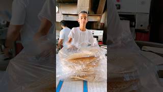 Packaging and distribution of bread in markets [upl. by Shelia]