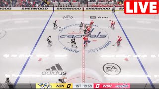 NHL LIVE  Washington Capitals vs Nashville Predators  30th Dec 2023  Full Game Highlights NHL 24 [upl. by Ilojne]