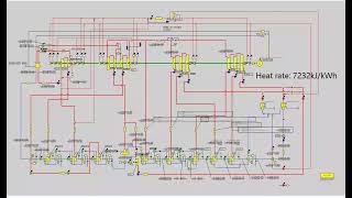 EBSILON model compressed air energy storage supercritical carbon dioxide circulation boiler [upl. by Kriste]