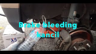 Brake bleeding kancil [upl. by Irehs]