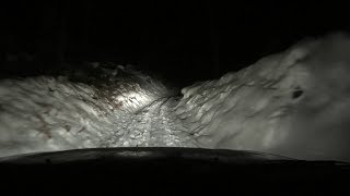 2WD vs 4WD snowy hill climb in a Suzuki Baleno [upl. by Axe797]