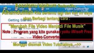 Cara Merubah File Video Menjadi MP3  File Musik [upl. by Enitsyrhc]