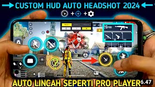 CUSTOM HUD VIP 2024⚙️🔥CARA SETING CUSTOM 234 JARI AUTO HEADSHOT [upl. by Atnas]