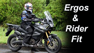 Yamaha Super Tenere 1200 Ergos and Rider Fit [upl. by Oikim480]