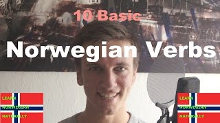 10 Basic Norwegian Verbs  Learn Norwegian [upl. by Micaela]