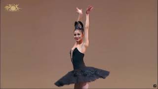 Malika Yelchibaeva Kazakhstan  Odile Variation  XIV Moscow Ballet Competition Senior Round 2 [upl. by Abihsot]