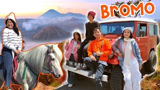 24 JAM NAIK MOBIL JIP amp KUDA KE KAWAH BROMO BERASAP  CnX Tour De Jawa 8  Vlog Liburan [upl. by Ramhaj]