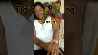 shortviral sobrinha e tia unhasdecoradas familia humor memes resenha [upl. by Ilario]