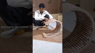 18mm ply wood rounding easy process carpentry woodworking shortvideo [upl. by Nalda483]