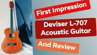 Guitar price in bd 2023 In Bangladesh Deviser L707 Review  guitar review deviser budged new [upl. by Glinys]