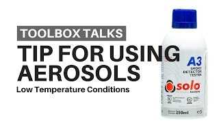 Toolbox Talks  Aerosols in low temperatures [upl. by Queena]