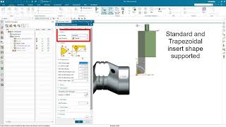 Thread Turning in NX CAM [upl. by Reginauld]