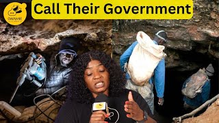 Allegedly 4500 Illegal Miners Stuck Under Ground In An Operation Gone Wrong [upl. by Ellerehc]