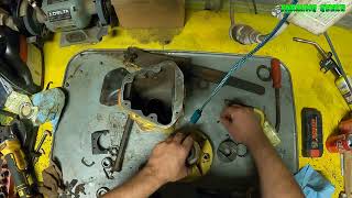 New Holland 256 Rake Gear Box Reassembly [upl. by Eulaliah]