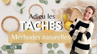 Comment Enlever les Taches Tenaces  Vin Huile Transpiration et plus avec des Produits Naturels [upl. by Britt291]