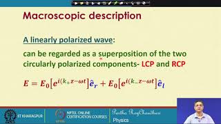 Lecture 58 Magnetooptic Effect [upl. by Merv]