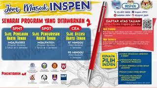 PROMOSI SIJIL HARTA TANAH INSPEN [upl. by Kayle565]