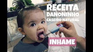 DANONINHO SAUDÁVEL PARA BEBÊ  INHAME E MORANGO [upl. by Harragan49]