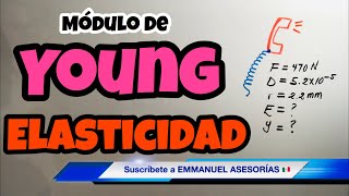 Ejercicios de ELASTICIDAD Y MÓDULO DE YOUNG [upl. by Solegnave]