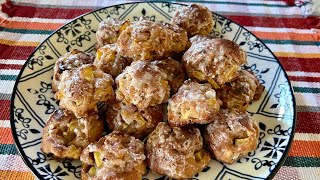 Apple Fritter Bites Baked in Oven Recipe Fall Recipe [upl. by Laehcimaj]