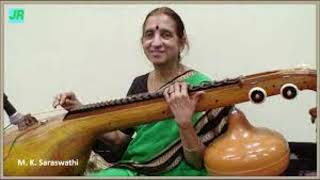 M K Saraswathi veena saketanagara harikamboji Mysore Sadasiva Rao [upl. by Jovi]