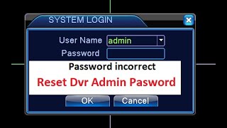 H264 DVR Password Reset 30 by technical th1nker  How to Reset DVR Password [upl. by Aliac443]