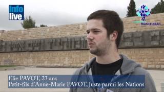 PAVOT Elie  Petitfils dAnneMarie PAVOT quotJustes parmi les Nationsquot [upl. by Julissa219]