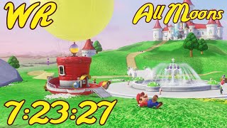 Former WR Super Mario Odyssey All Moons 880 Speedrun in 72327 [upl. by Mavra]