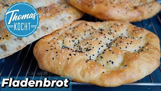 Fladenbrot selber machen  Pide Rezept [upl. by Locke590]