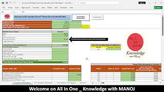 Income Tax Calculator Old Vs New Regime for FY 202425 AY 202526 with Excel Automation Sheet [upl. by Maclean256]