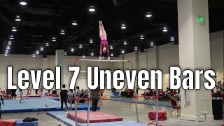 Emersyn Level 7 Uneven Bars Routine at Pikes Peak Cup 2023  Colorado Aerials [upl. by Aniwde]