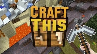 Minecraft  CRAFT THIS 3 CRAFTING CHALLENGE with The Pack [upl. by Aligna]