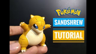 Como hacer a Sandshrew Tutorial Pokémon de Porcelana Fría  How to make Sandshrew whit Clay [upl. by Culbert]