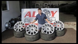 HOW TO PROFESSIONALLY REFURBISH ALLOY WHEELS Complete Guide [upl. by Yance318]