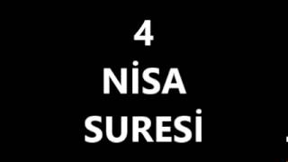 04 NİSA SURESİ [upl. by Mcspadden86]