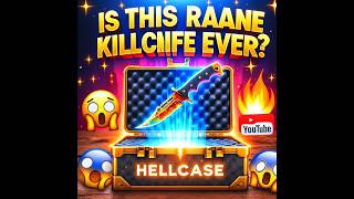 Is This The Rarest Knife Ever INSANE Hellcase Win  Join the Giveaway Below hellcase [upl. by Oicanata729]