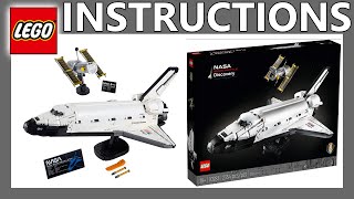 LEGO Instructions  NASA Space Shuttle Discovery  10283  LEGO Icons 2021 [upl. by Nnomae935]