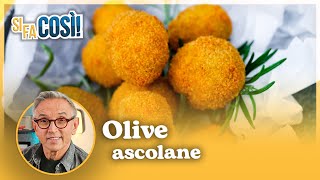 Olive ascolane  Si fa così  Chef BRUNO BARBIERI [upl. by Domini140]