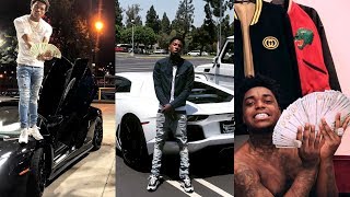 Rappers Showing Off Their Expensive Cars Jewelry and Money 2 NBA YoungBoy Kodak Black Lil Baby 50 [upl. by Acirfa]