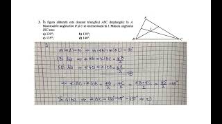 In figura alaturata este desenat triunghiul ABC dreptunghic in A Bisectoarele unghiurilor B si C [upl. by Elyk882]