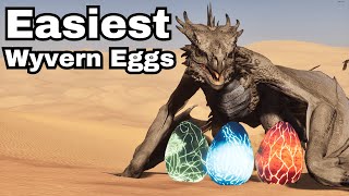 Easiest Wyvern Eggs Method  ARK Survival Ascended  Scorched Earth [upl. by Eelannej]