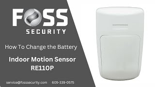 RE110P Motion Sensor Battery Replacement [upl. by Chrystal532]