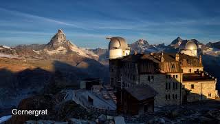 Matterhorn  Zermatt  Gornergrat  Stellisee  Riffelsee [upl. by Madra842]