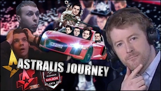 Astralis Journey In ELEAGUE MAJOR 2017 CSGO [upl. by Nyladnarb]