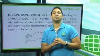 Trecho da Aula  Prof Léo Matos – Informática Linux 500 Questões CESPE [upl. by Aklim825]