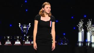 Savannah Brown quotWhat Guys Look For In Girlsquot  NSDA Nationals 2014 [upl. by Elin]