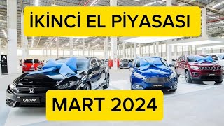 RAMİ OTO PAZARI MART AYI 2 EL ARAÇ FİYATLARI2024 [upl. by Bum]