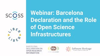 Barcelona Declaration and the role of Open Science Infrastructures [upl. by Rubio]