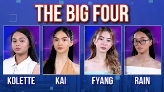 PBB GEN 11 THE BIG FOUR KOLETTE KAI FYANG AND RAIN [upl. by Edbert]